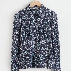 &other stories floral shirt